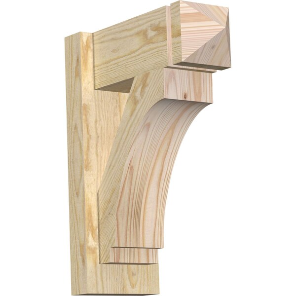 Ekena Millwork Imperial Arts & Crafts Rough Sawn Outlooker, Douglas Fir, 6"W x 14"D x 18"H OUT06X14X18IMP03RDF - main